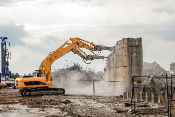 Silo Demolition in Aurora